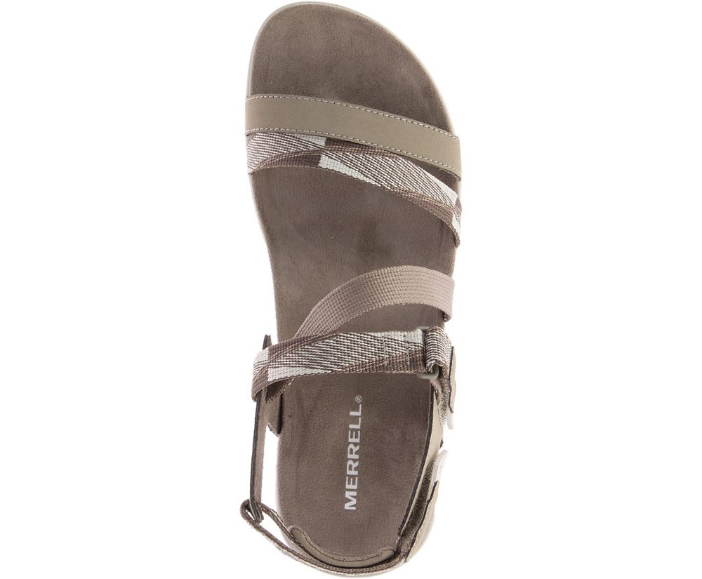 Merrell Sandals Grey - District Mendi Backstrap - Womens 62WQTCNDU